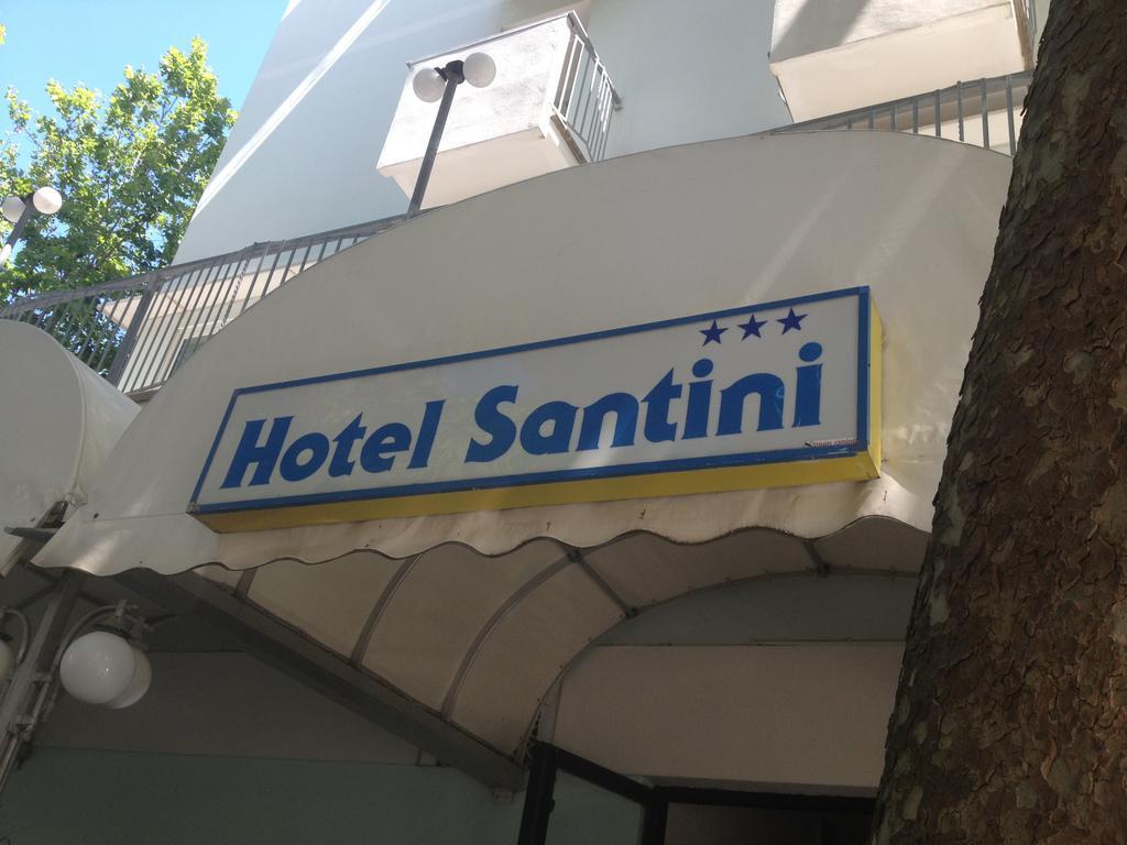 Hotel Santini Rímini Exterior foto